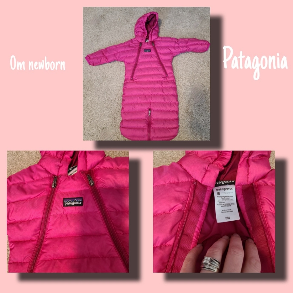 Patagonia baby girl winter onesie